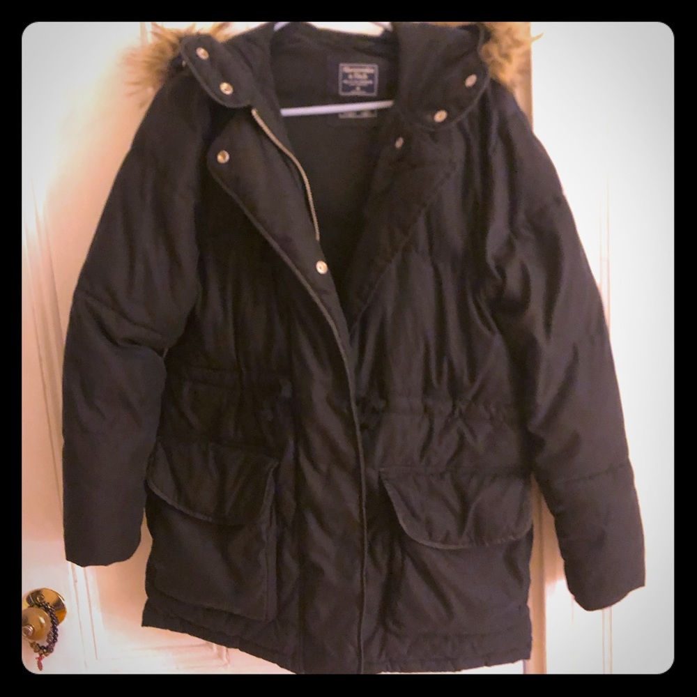 Women Abercrombie & Fitch Jacket Size Medium Black
